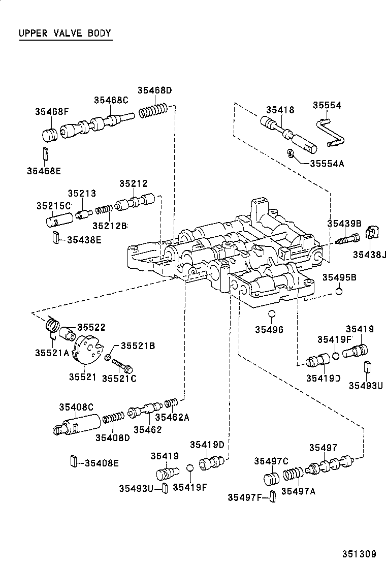  GAIA |  VALVE BODY OIL STRAINER ATM