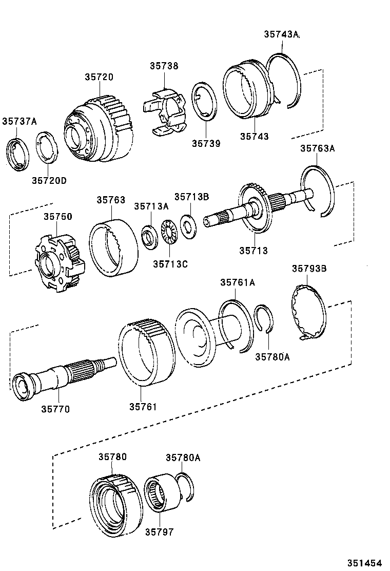  CHASER |  PLANETARY GEAR REVERSE PISTON COUNTER GEAR ATM