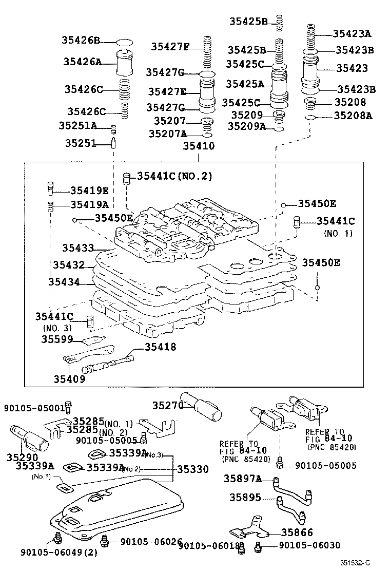  MARK 2 |  VALVE BODY OIL STRAINER ATM