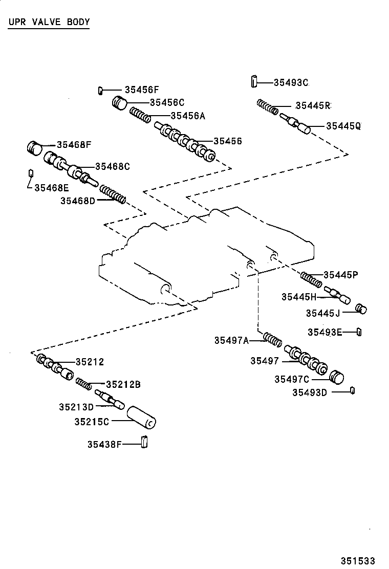  MARK 2 |  VALVE BODY OIL STRAINER ATM