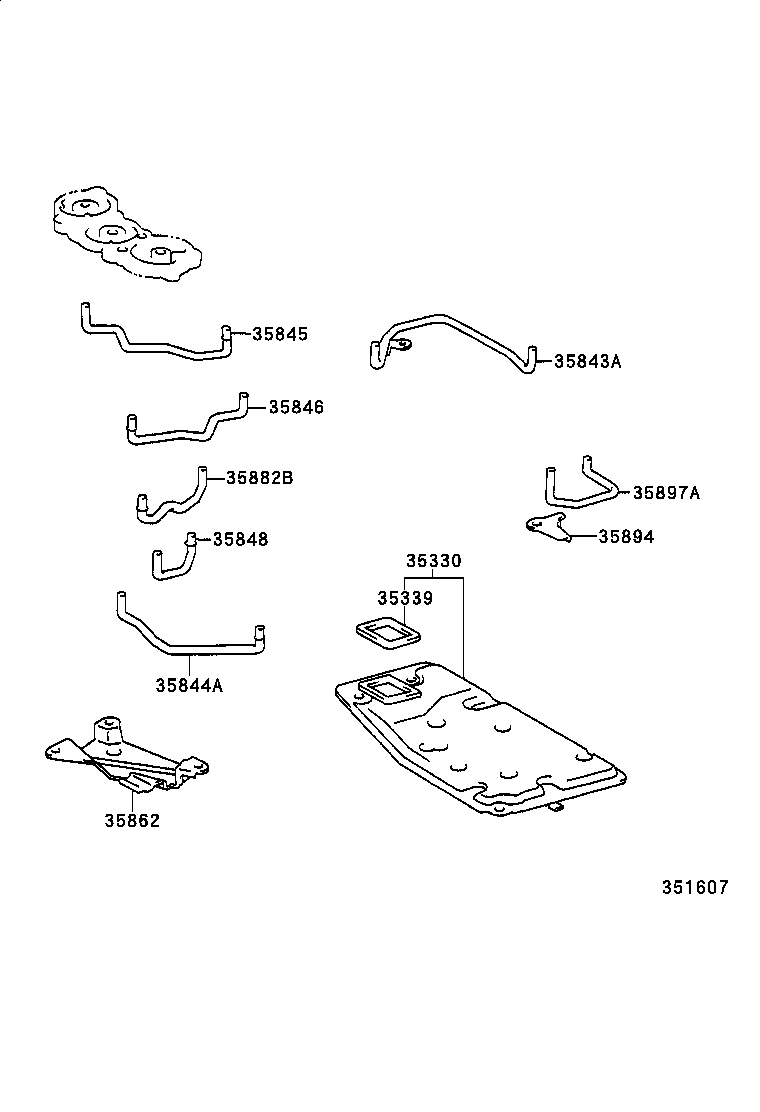  AVALON |  VALVE BODY OIL STRAINER ATM