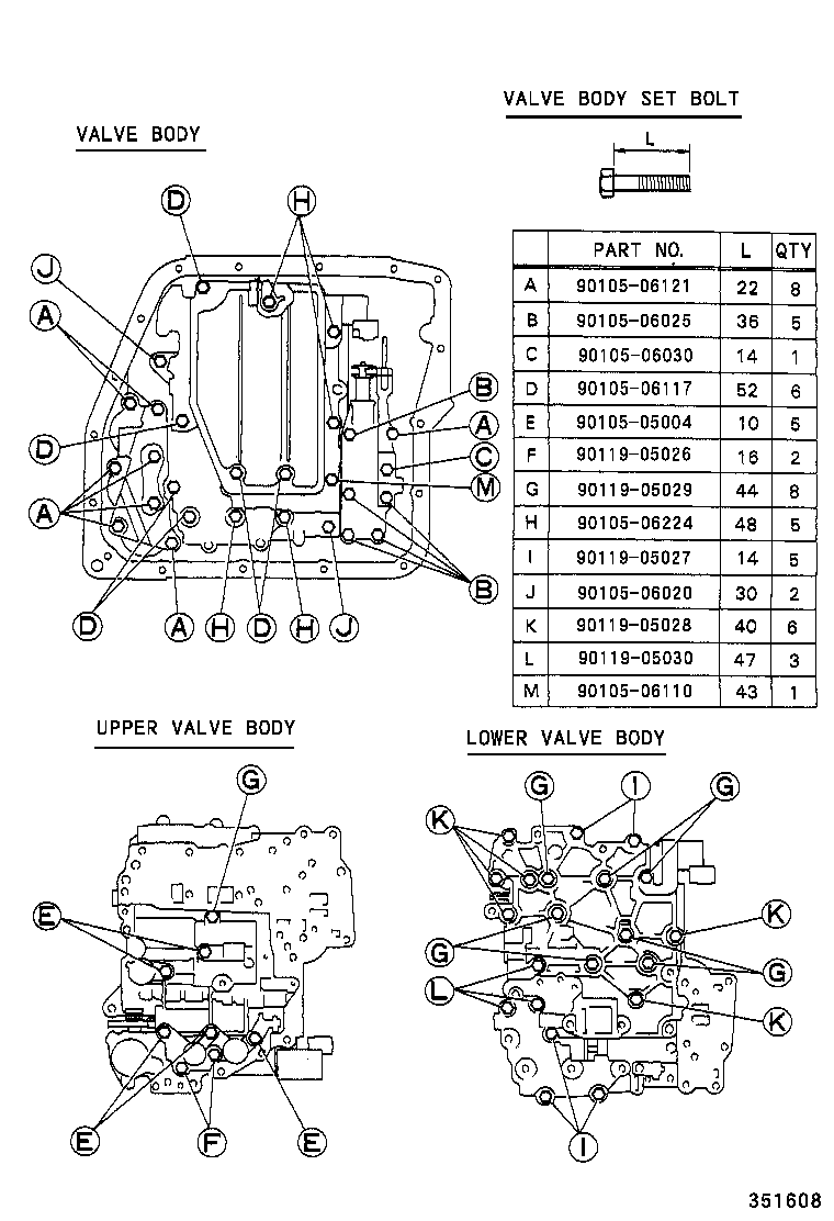  AVALON |  VALVE BODY OIL STRAINER ATM