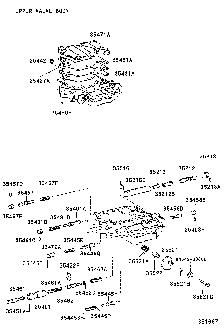  CALDINA |  VALVE BODY OIL STRAINER ATM
