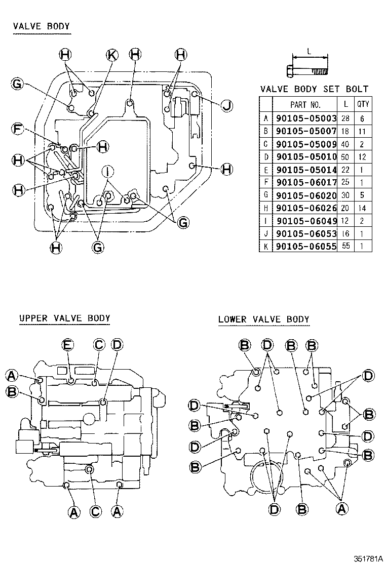  CALDINA |  VALVE BODY OIL STRAINER ATM