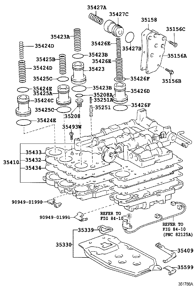  CALDINA |  VALVE BODY OIL STRAINER ATM