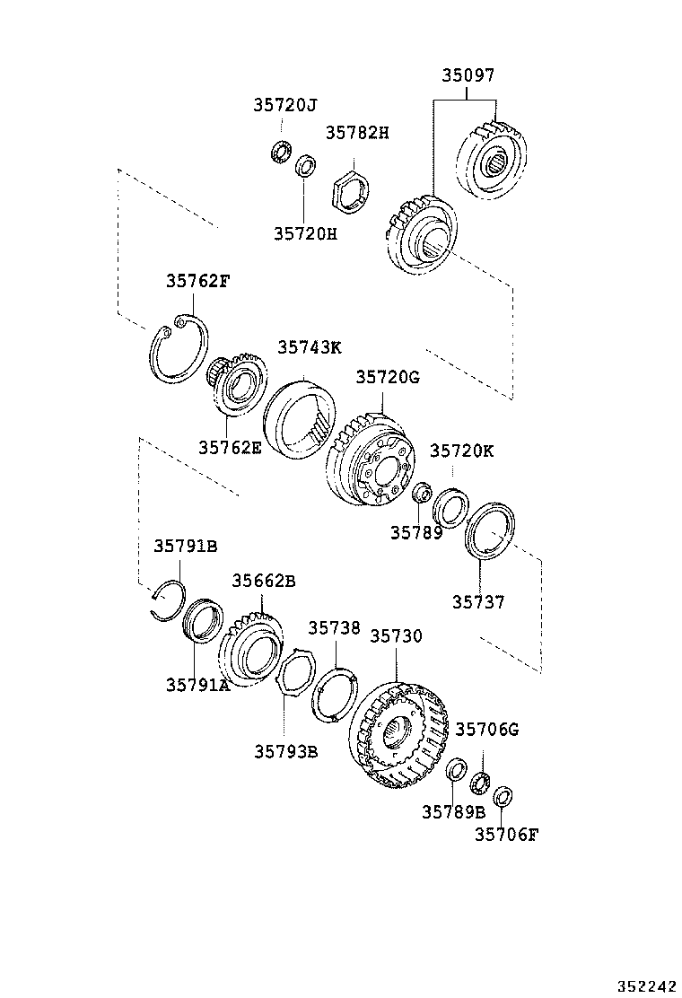  FUN CARGO |  PLANETARY GEAR REVERSE PISTON COUNTER GEAR ATM