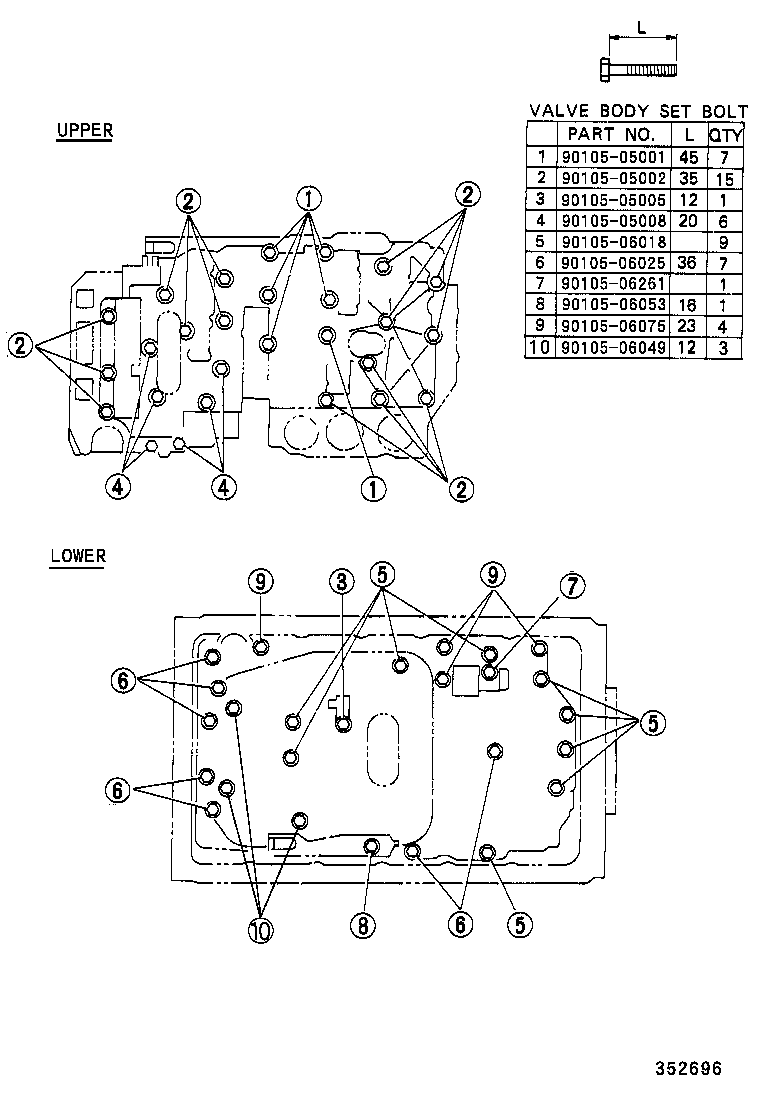  ORIGIN |  VALVE BODY OIL STRAINER ATM