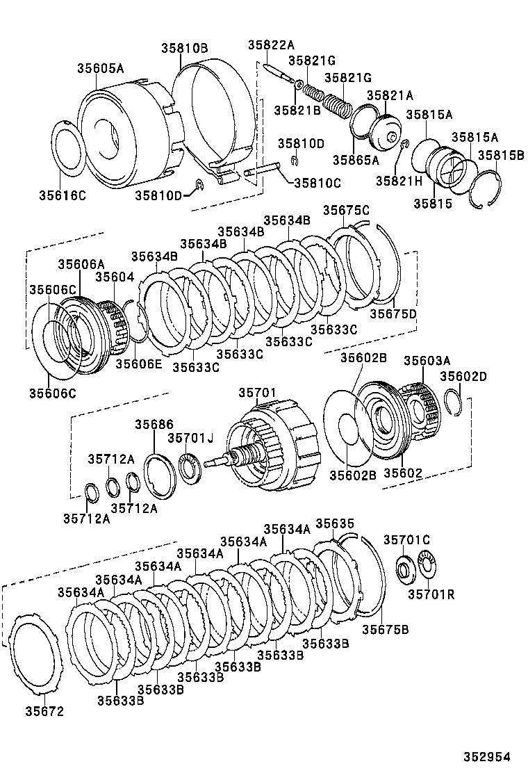  VEROSSA |  BRAKE BAND MULTIPLE DISC CLUTCH ATM