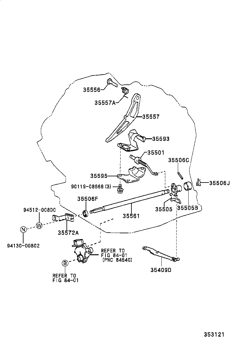  WILL VS |  THROTTLE LINK VALVE LEVER ATM