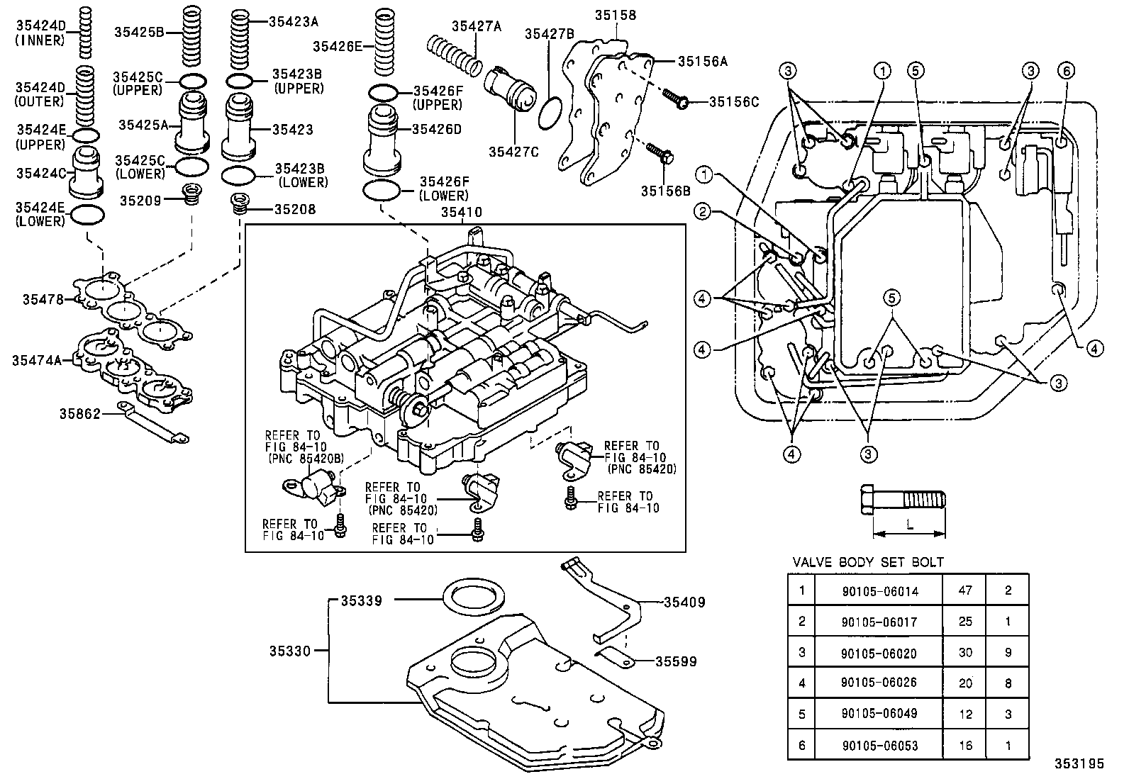  NADIA |  VALVE BODY OIL STRAINER ATM