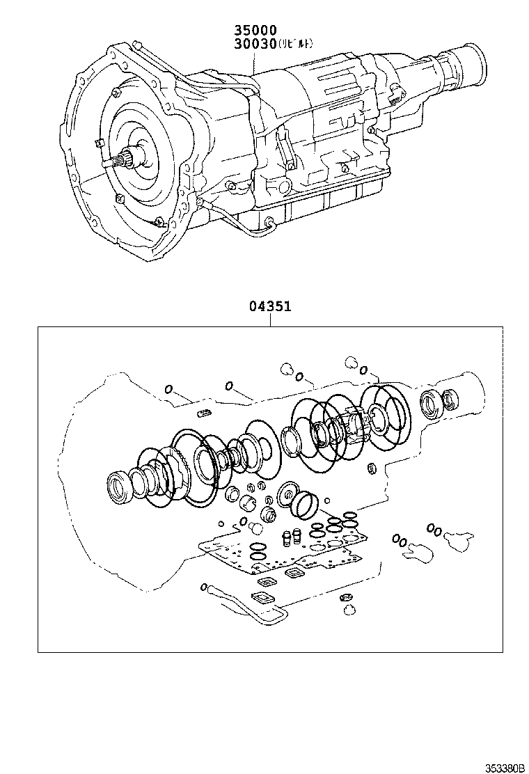  ALTEZZA ALTEZZA GITA |  TRANSAXLE OR TRANSMISSION ASSY GASKET KIT ATM