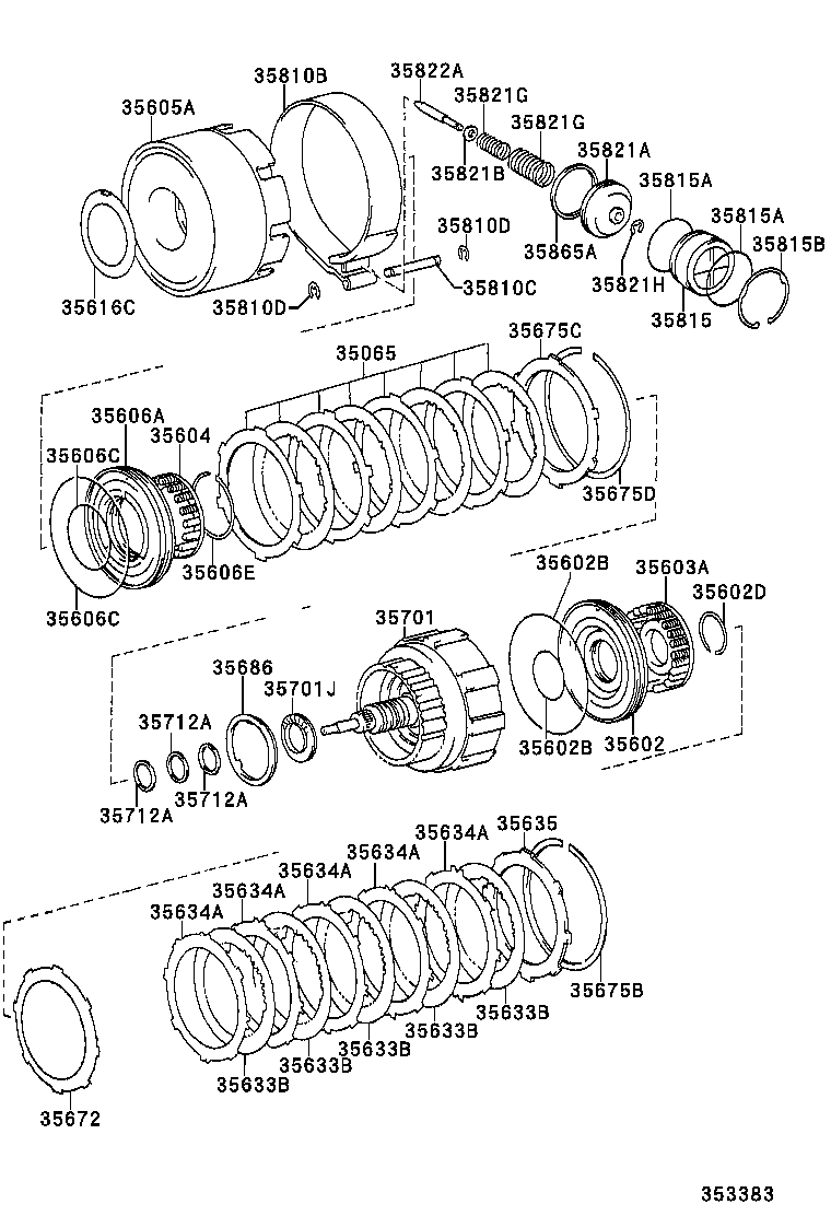  ALTEZZA ALTEZZA GITA |  BRAKE BAND MULTIPLE DISC CLUTCH ATM