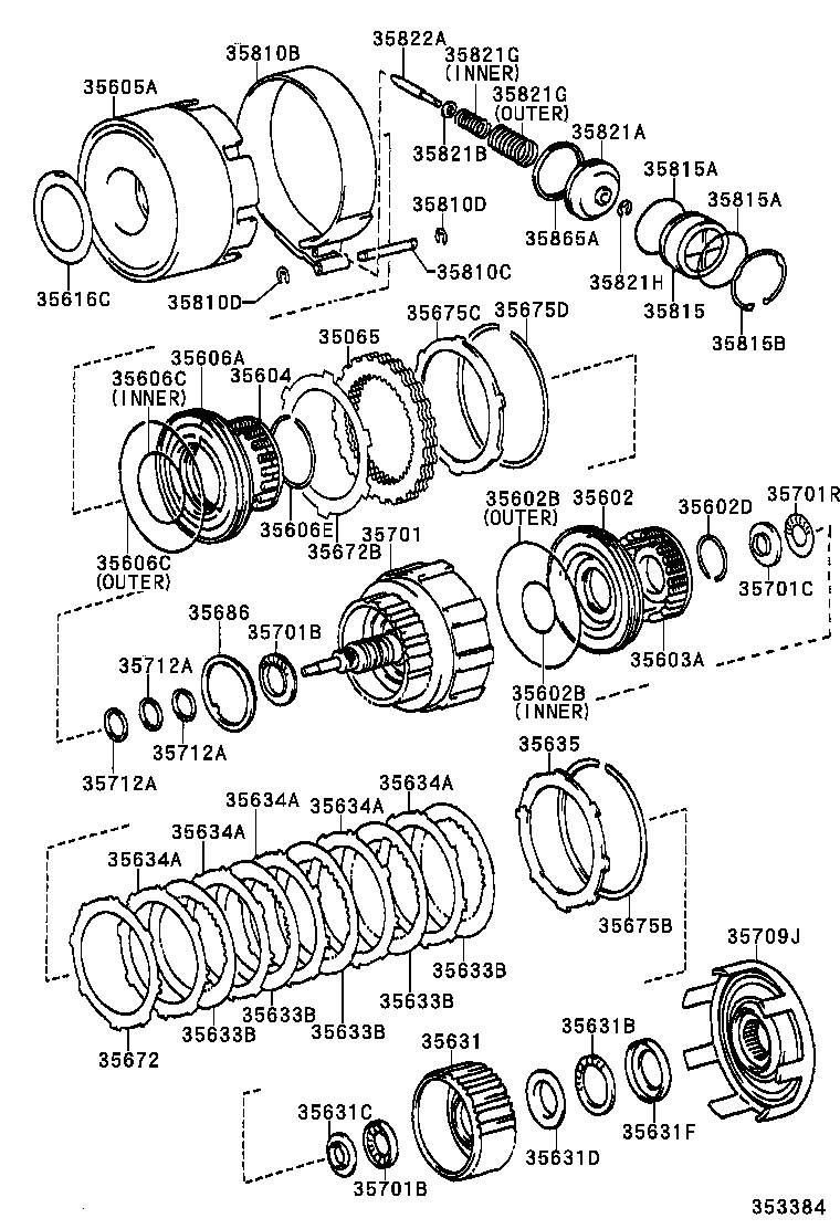  ALTEZZA ALTEZZA GITA |  BRAKE BAND MULTIPLE DISC CLUTCH ATM