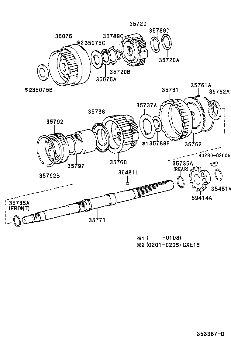  ALTEZZA ALTEZZA GITA |  PLANETARY GEAR REVERSE PISTON COUNTER GEAR ATM