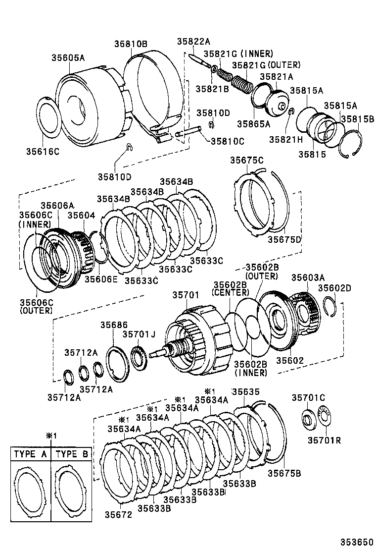  ALTEZZA ALTEZZA GITA |  BRAKE BAND MULTIPLE DISC CLUTCH ATM