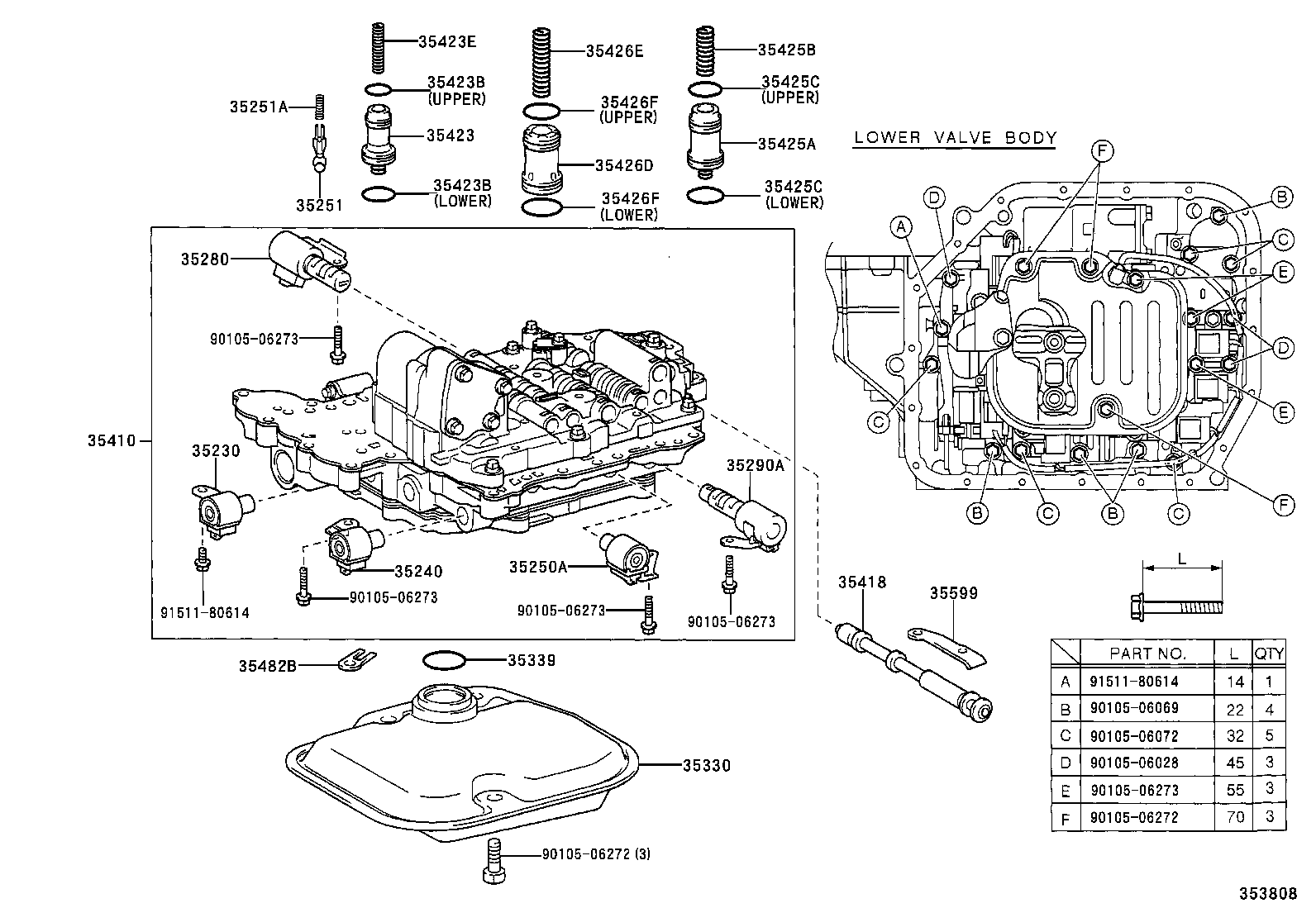  OPA |  VALVE BODY OIL STRAINER ATM