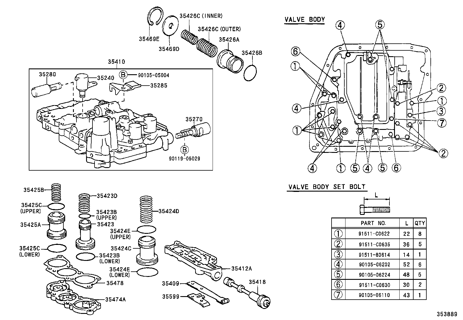  PRONARD |  VALVE BODY OIL STRAINER ATM