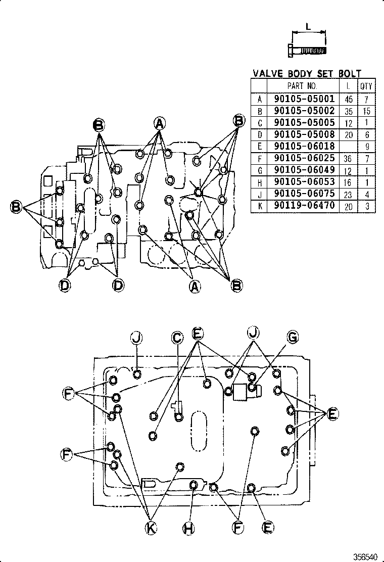  CROWN |  VALVE BODY OIL STRAINER ATM