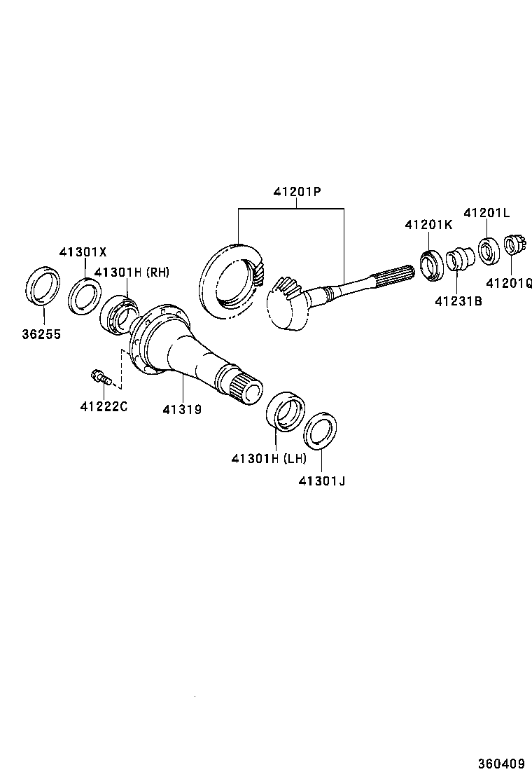  CARINA FF |  TRANSFER GEAR