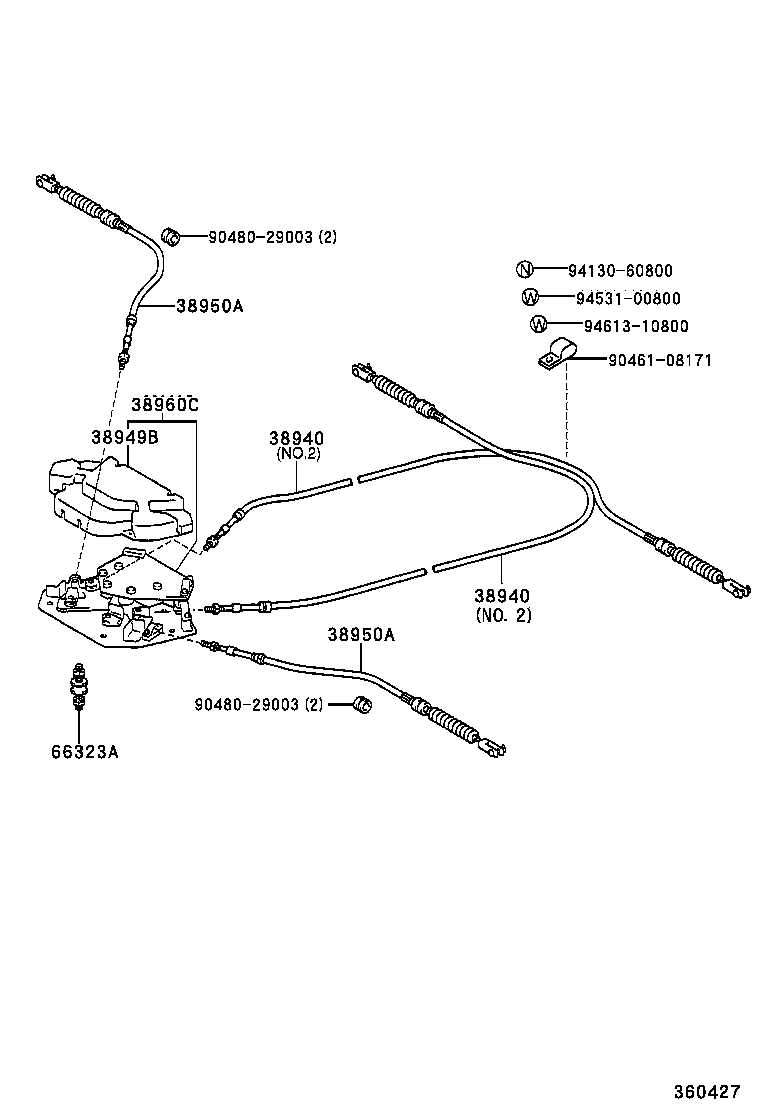  DYNA 200 TOYOACE G25 |  POWER TAKE OFF LEVER LINK