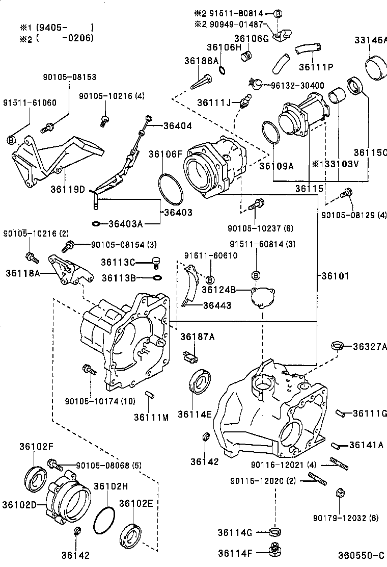  SPRINTER |  TRANSFER CASE EXTENSION HOUSING