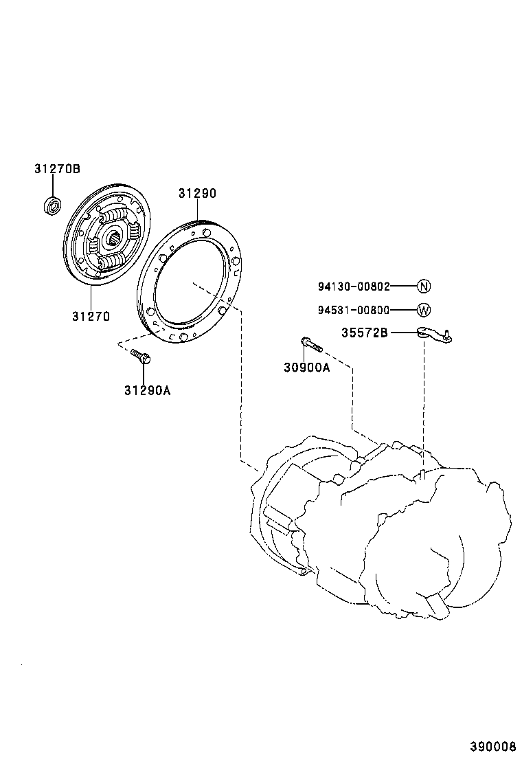  PRIUS |  TRANSAXLE ASSY HYBRID VEHICLE