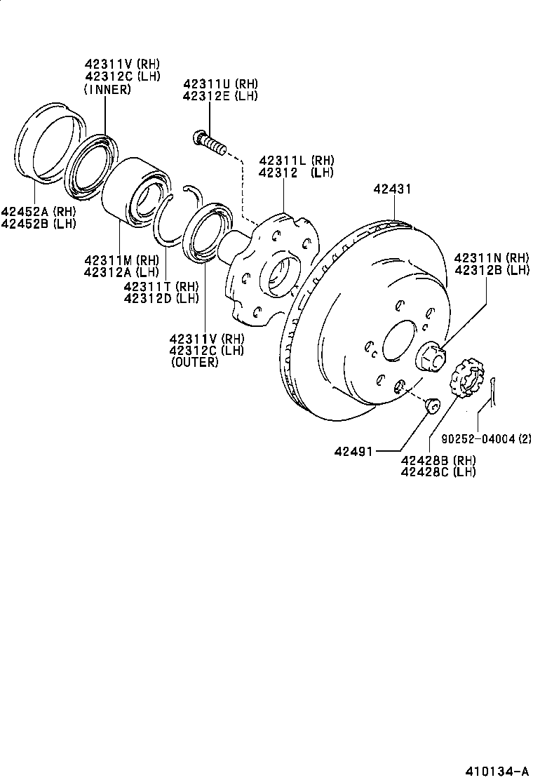  CRESTA |  REAR AXLE SHAFT HUB