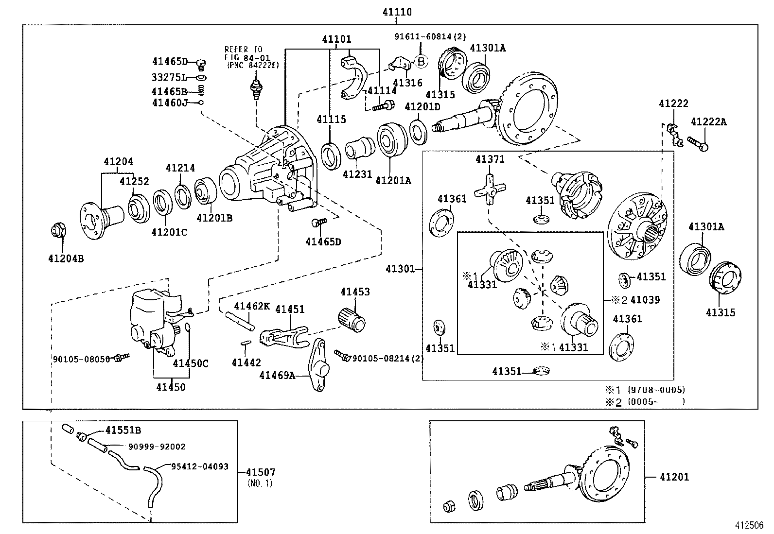  HILUX |  REAR AXLE HOUSING DIFFERENTIAL