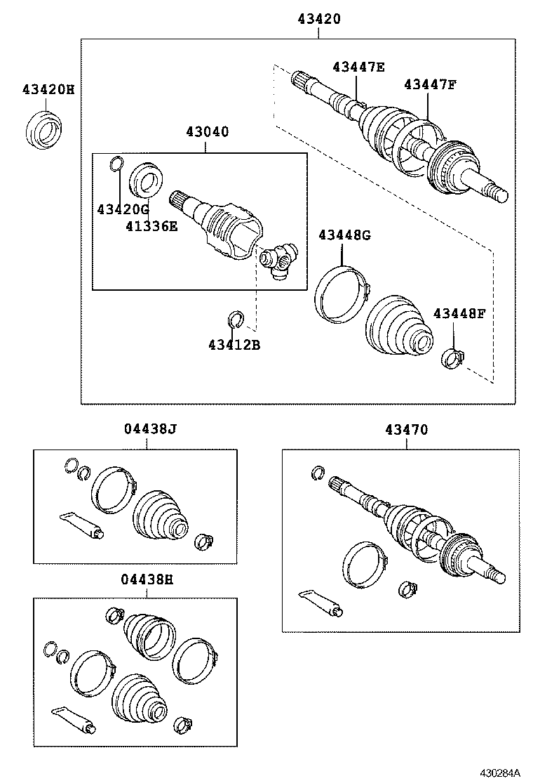  PRIUS |  FRONT DRIVE SHAFT