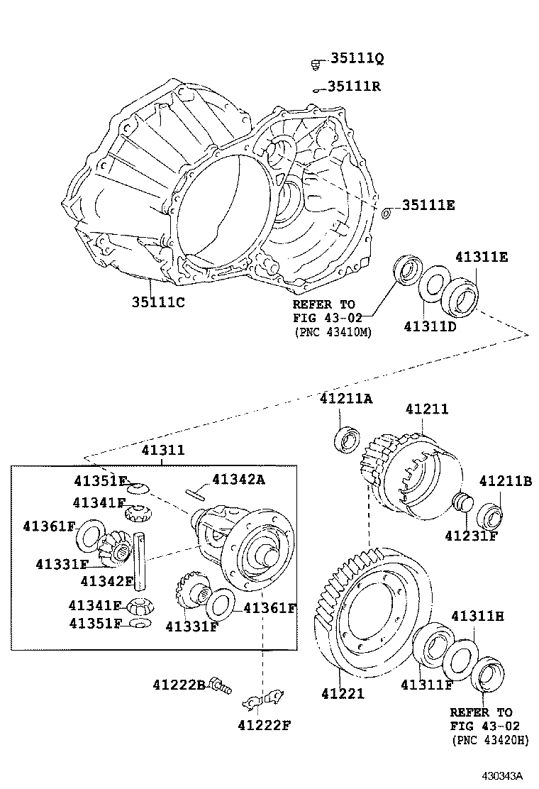  GAIA |  FRONT AXLE HOUSING DIFFERENTIAL