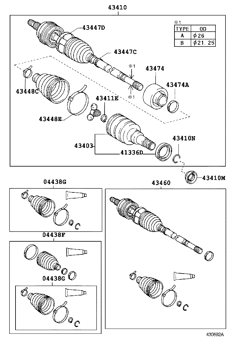  WILL VI |  FRONT DRIVE SHAFT