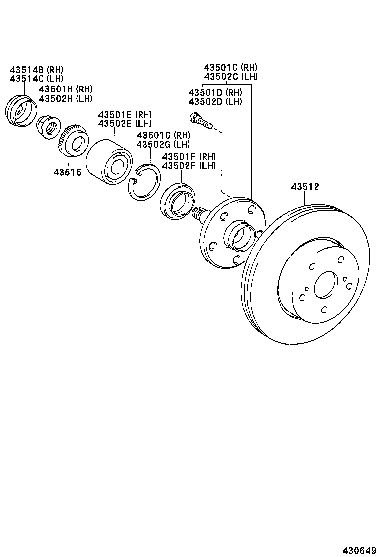  ORIGIN |  FRONT AXLE HUB