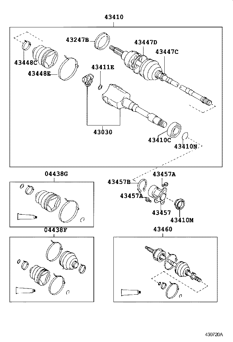  VEROSSA |  FRONT DRIVE SHAFT