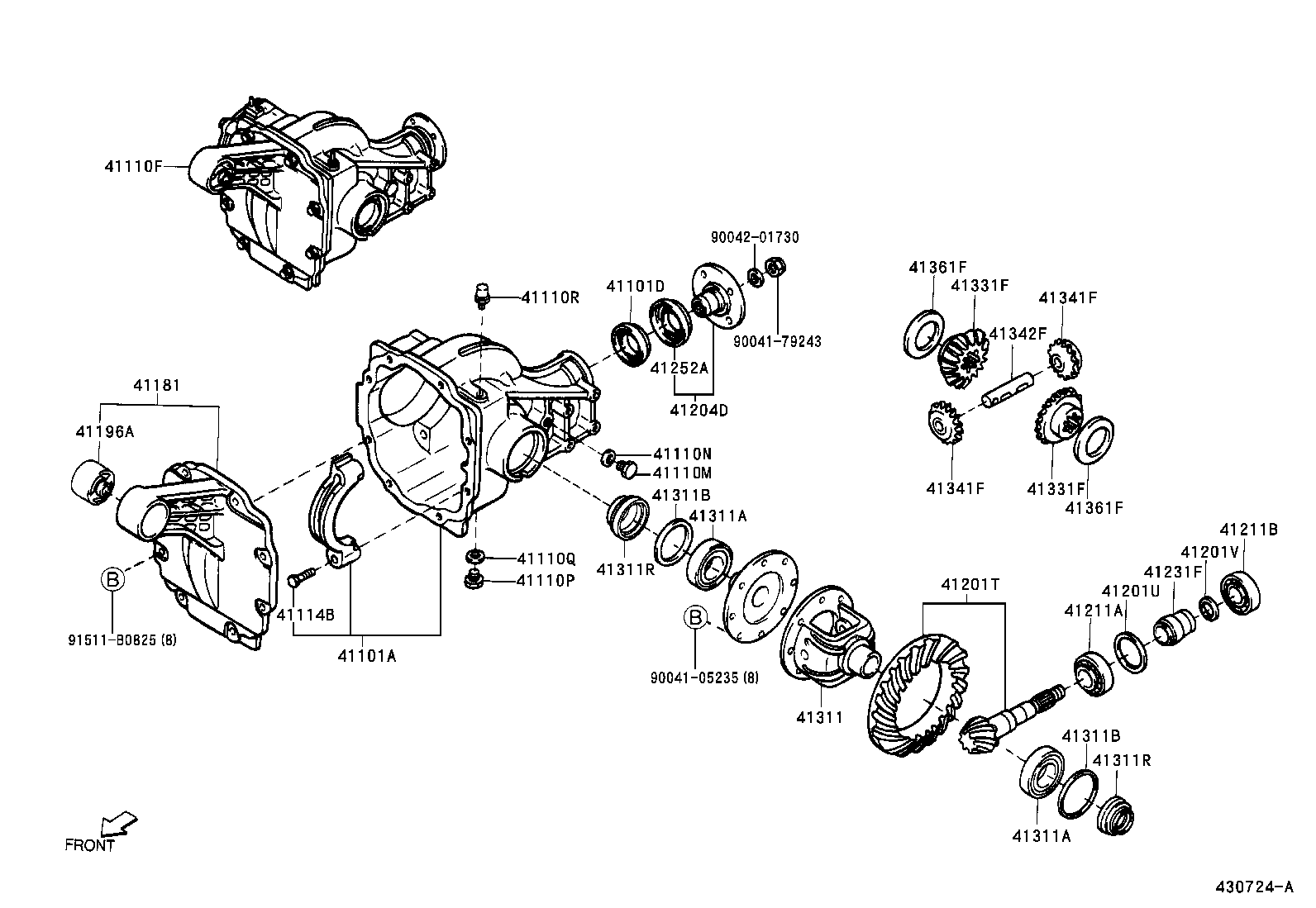  SPARKY |  FRONT AXLE HOUSING DIFFERENTIAL