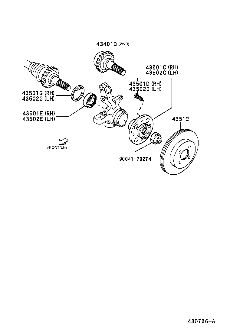  SPARKY |  FRONT AXLE HUB