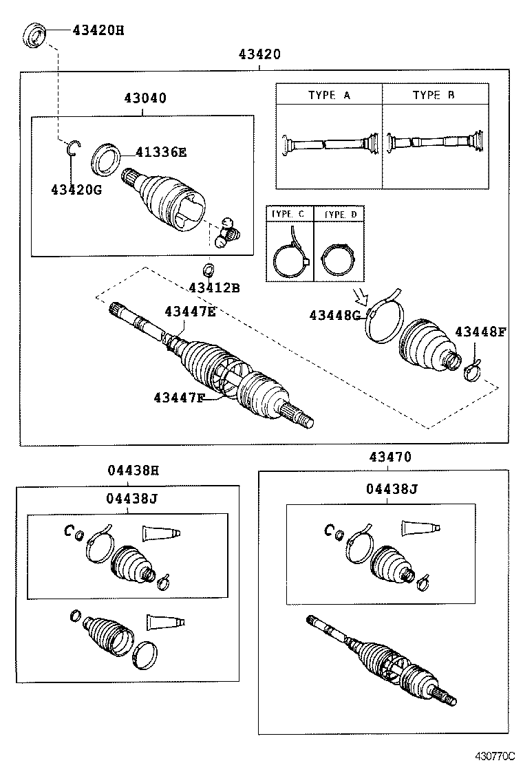  WILL VS |  FRONT DRIVE SHAFT