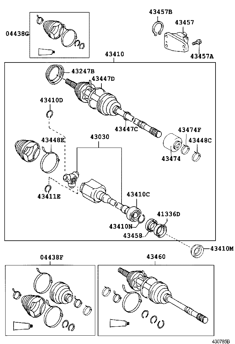  GAIA |  FRONT DRIVE SHAFT