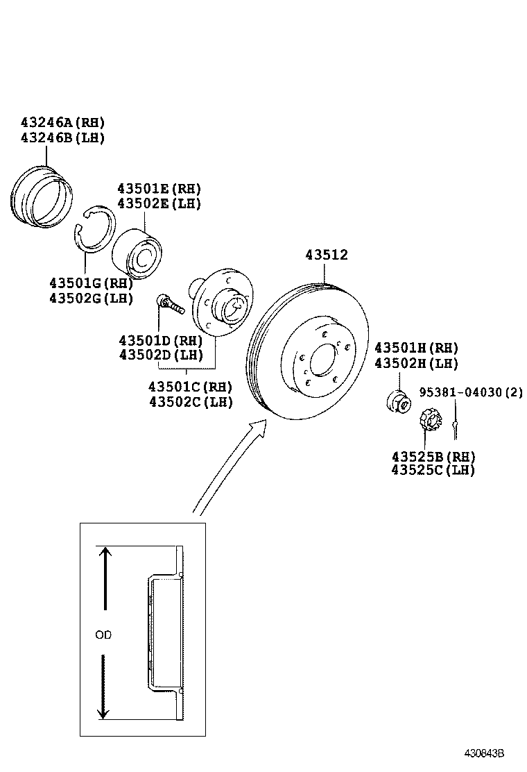  ALTEZZA ALTEZZA GITA |  FRONT AXLE HUB