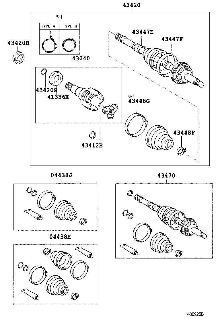  PRIUS |  FRONT DRIVE SHAFT