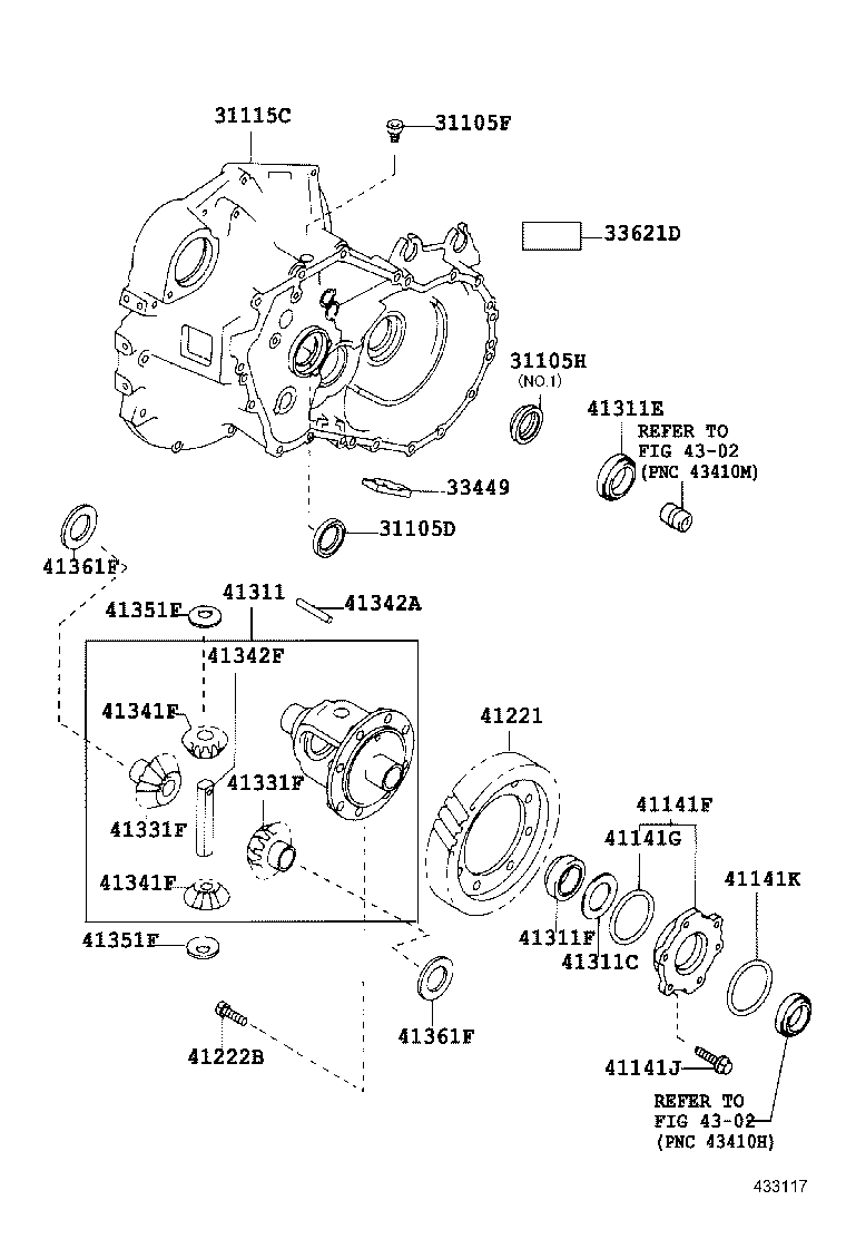  CARINA FF |  FRONT AXLE HOUSING DIFFERENTIAL