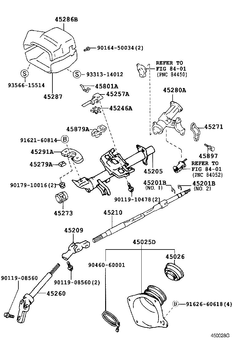  IPSUM |  STEERING COLUMN SHAFT