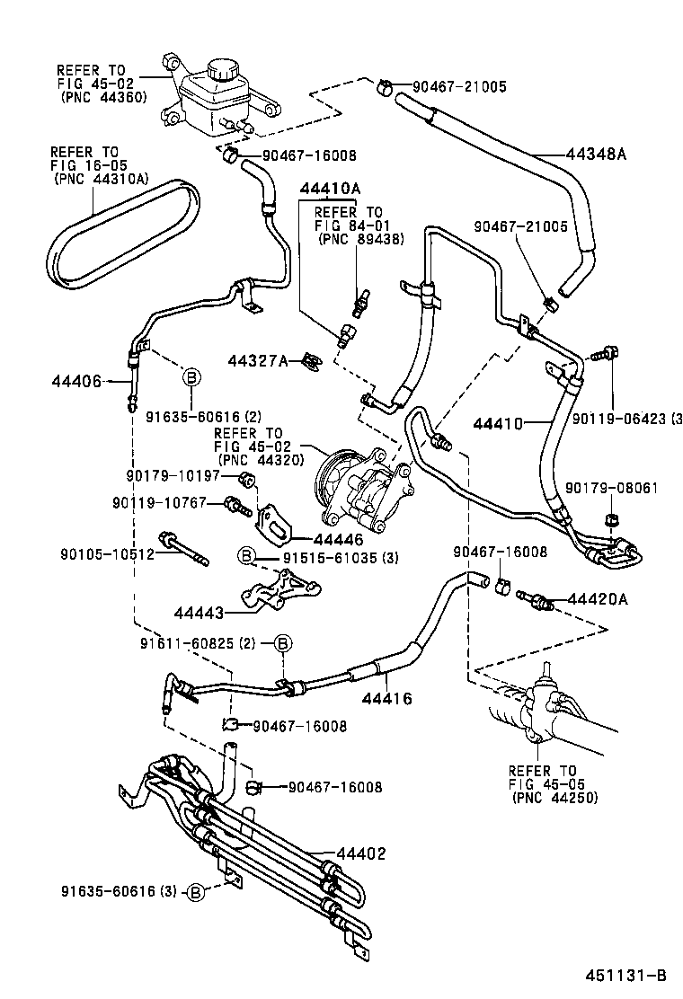  HARRIER |  POWER STEERING TUBE