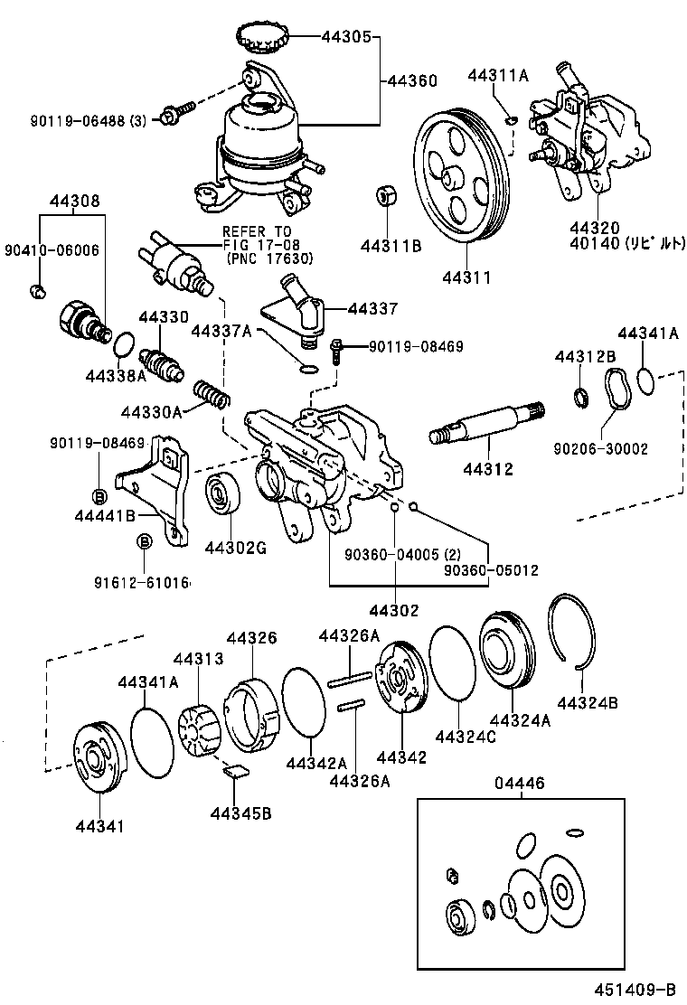  CROWN CROWN MAJESTA |  VANE PUMP RESERVOIR POWER STEERING