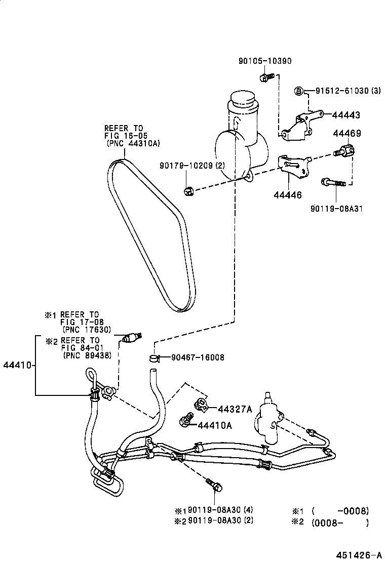  HILUX SURF |  POWER STEERING TUBE