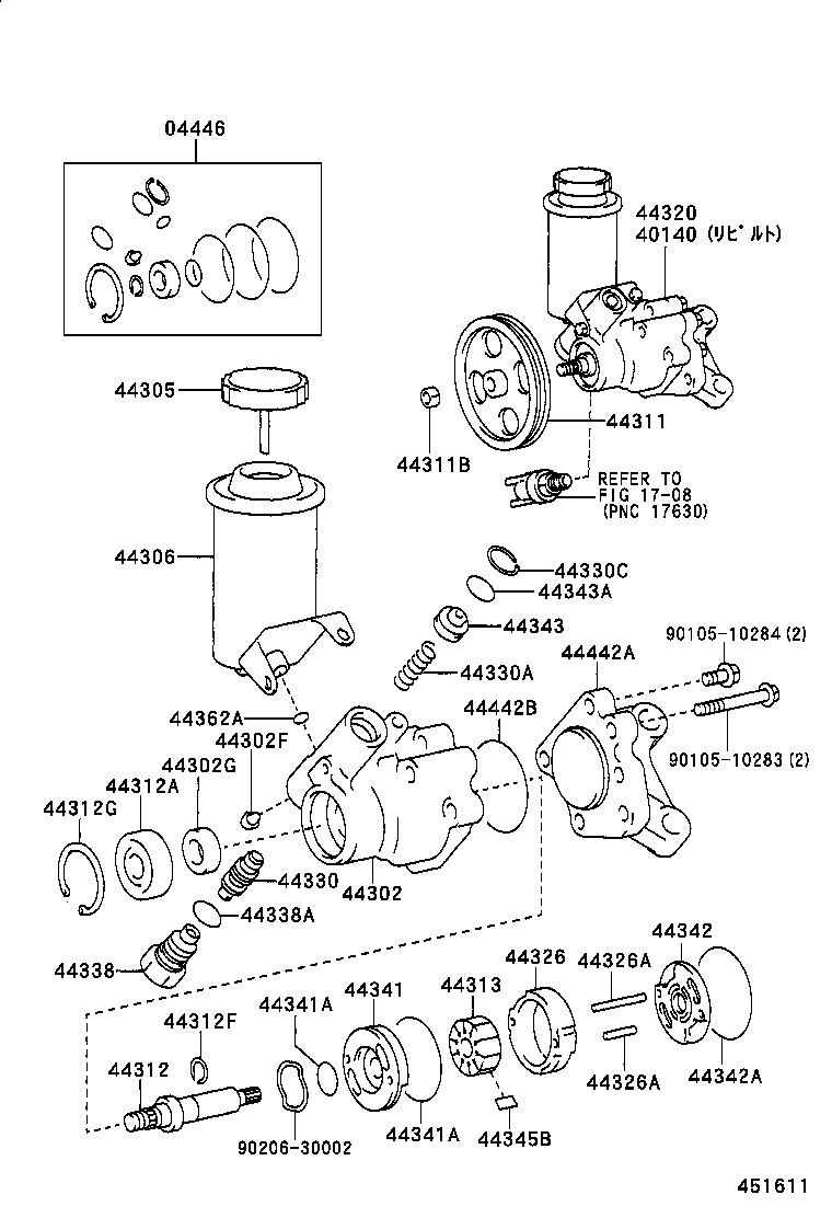  CELSIOR |  VANE PUMP RESERVOIR POWER STEERING