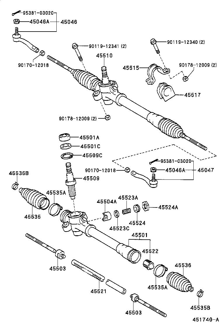  PLATZ |  FRONT STEERING GEAR LINK