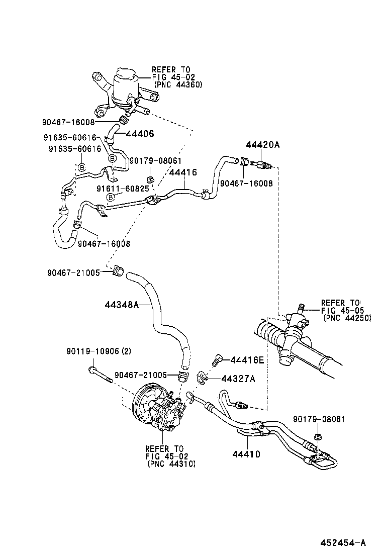  HARRIER |  POWER STEERING TUBE