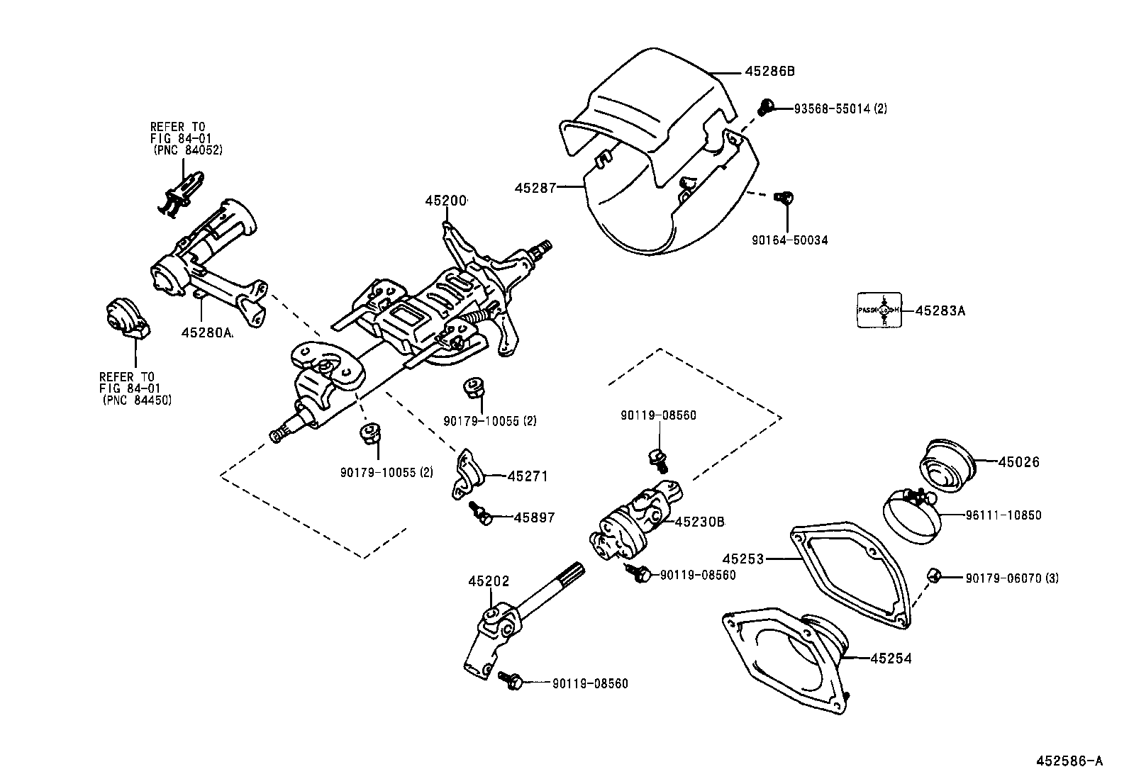  HARRIER |  STEERING COLUMN SHAFT