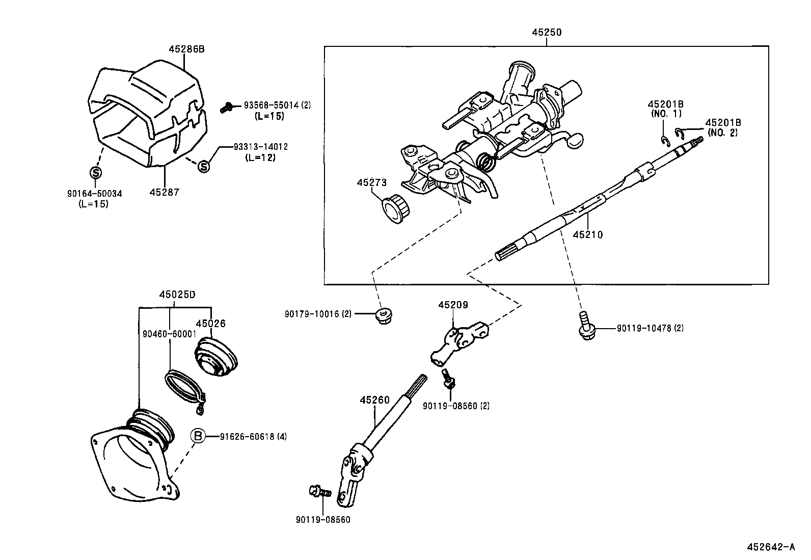  NADIA |  STEERING COLUMN SHAFT