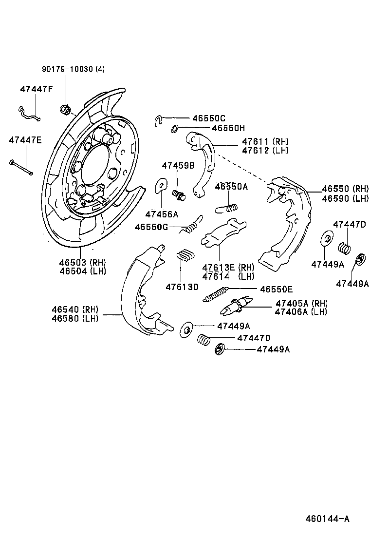  CALDINA |  PARKING BRAKE CABLE